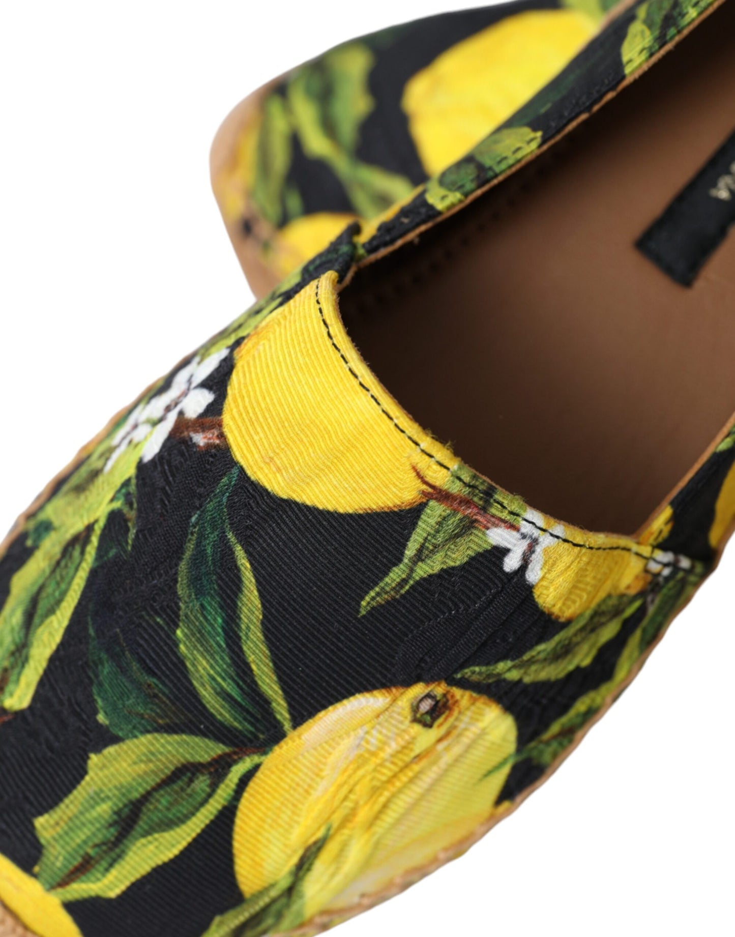 Dolce & Gabbana Flerfarvede Citron Slip On Espadriller Sko