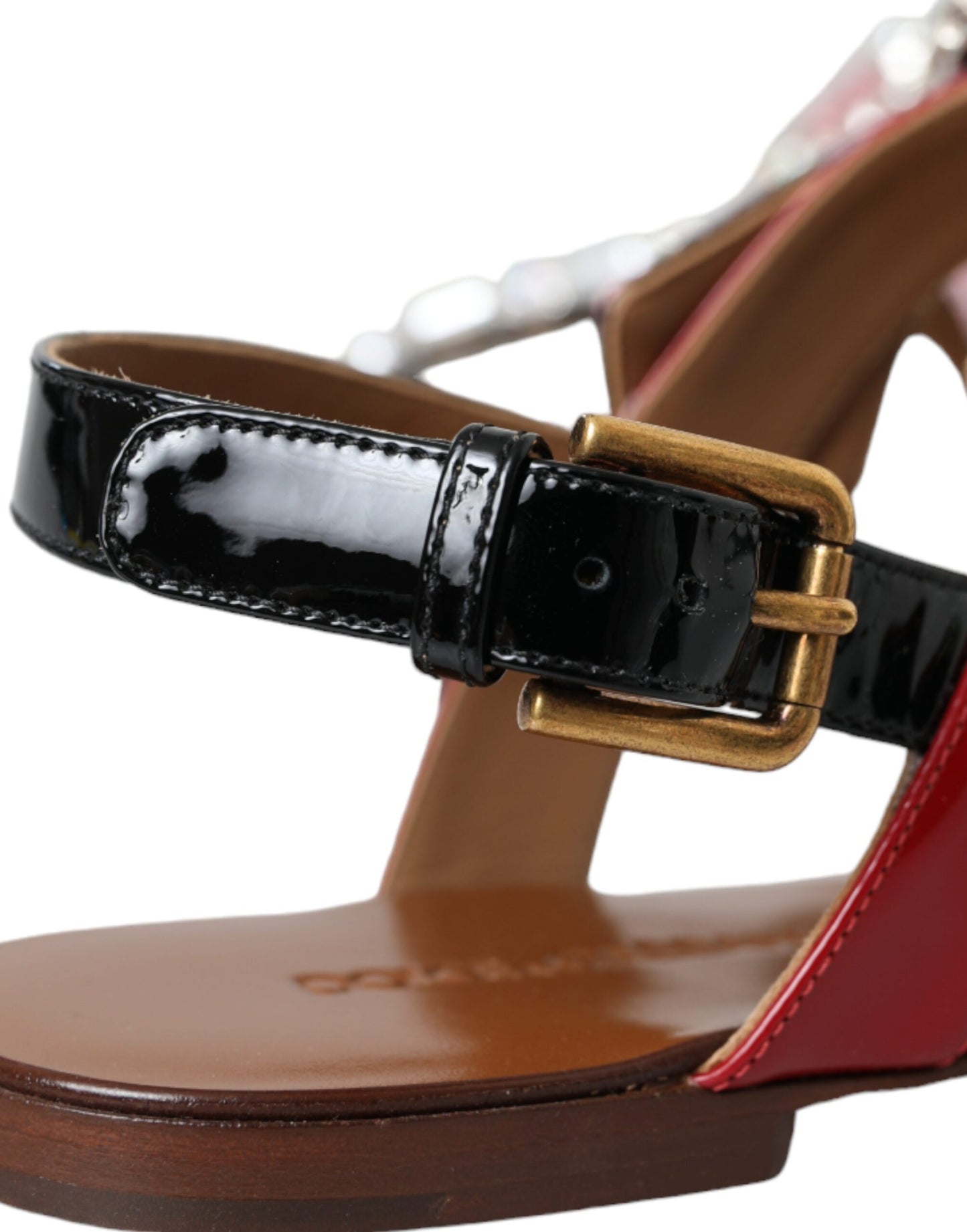 Dolce & Gabbana Flerfarvede Krystal Sandaler Flip Flops Sko