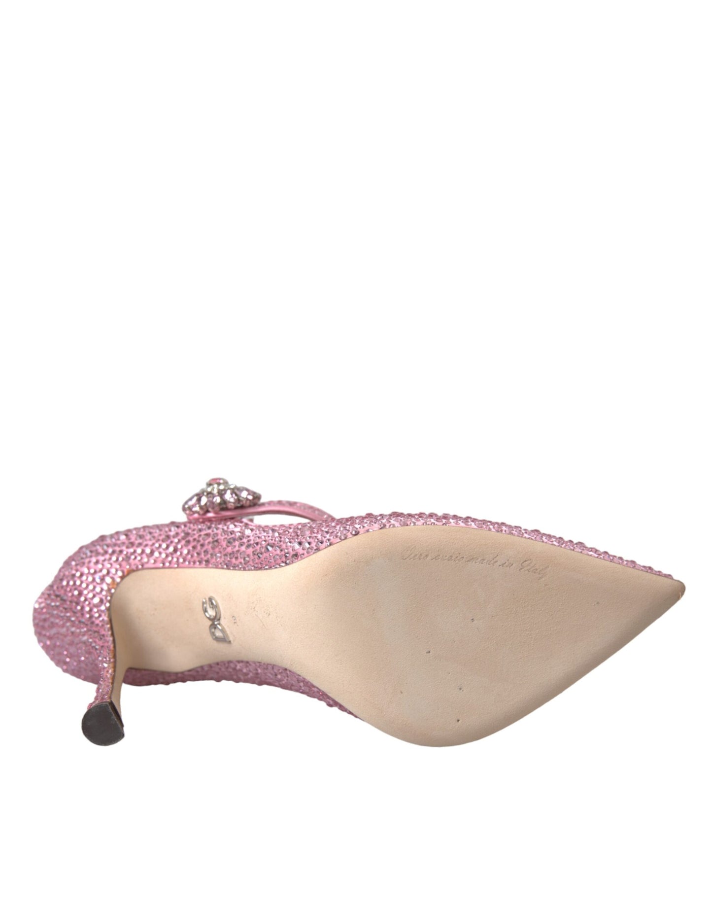 Dolce & Gabbana Pink Strass Krystalhæle Pumps Sko