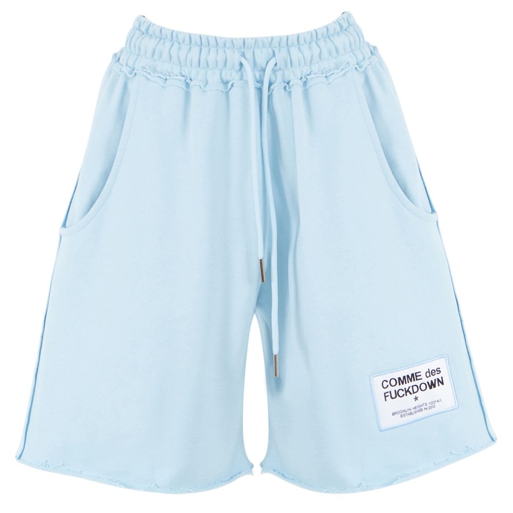 Comme Des Fuckdown Lyseblå Bomuldsshorts