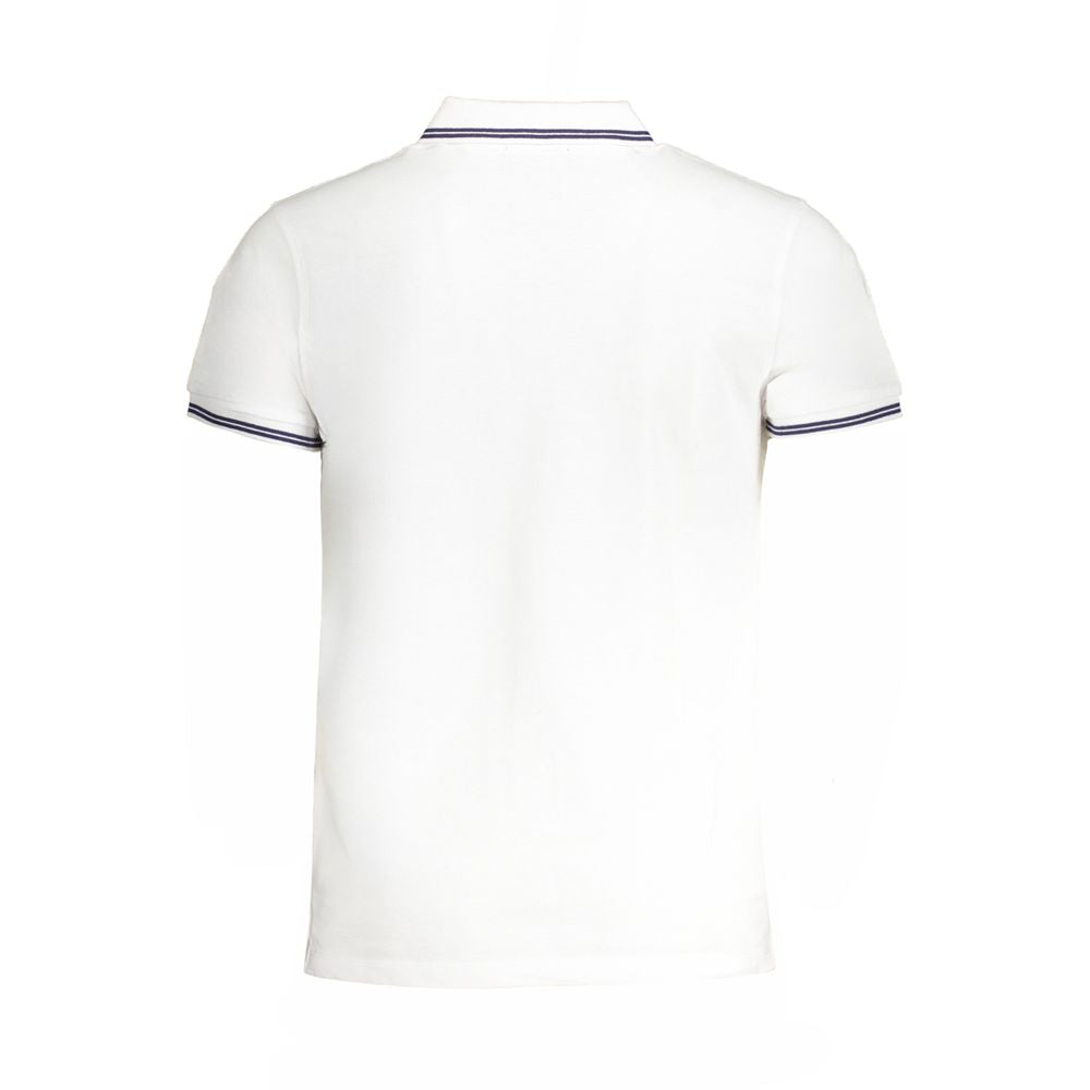 Cavalli Class hvid bomuldspoloshirt