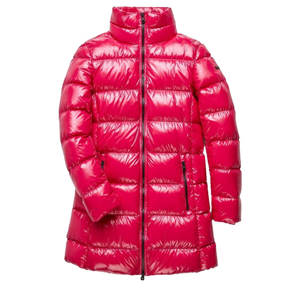 Refrigiwear Fuchsia Shimmer Lang Dunjakke