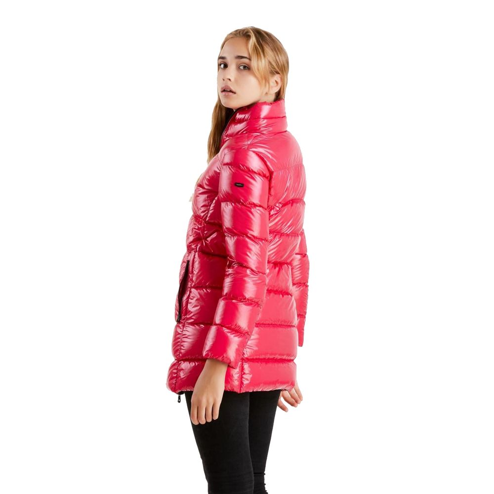 Refrigiwear Fuchsia Shimmer Lang Dunjakke