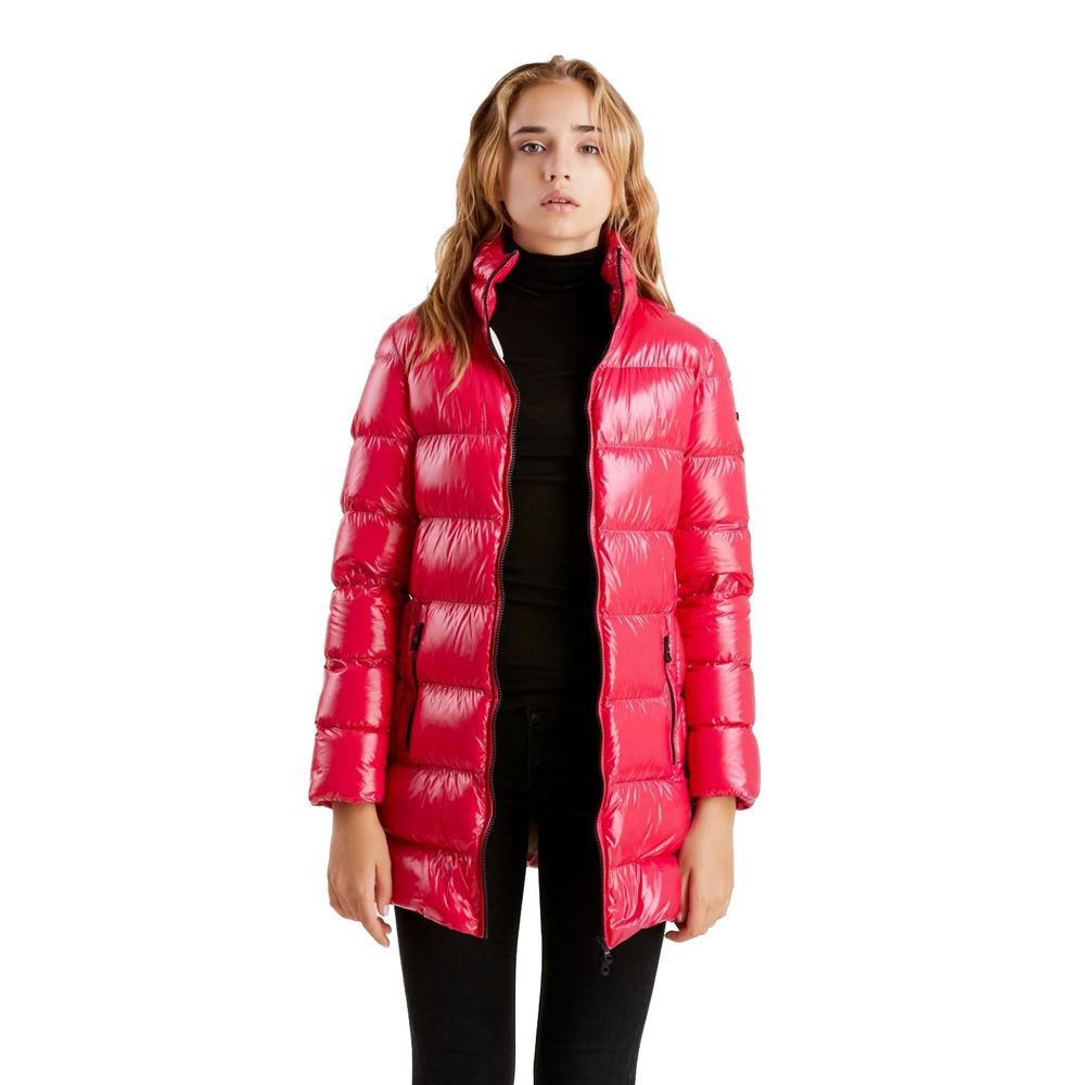 Refrigiwear Fuchsia Shimmer Lang Dunjakke