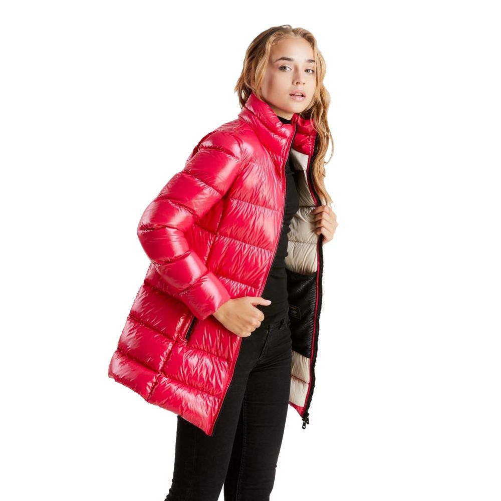 Refrigiwear Fuchsia Shimmer Lang Dunjakke