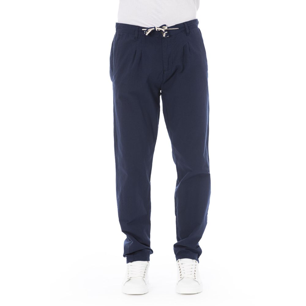Baldinini Trend Blå Bomuld Herre Chino Bukser