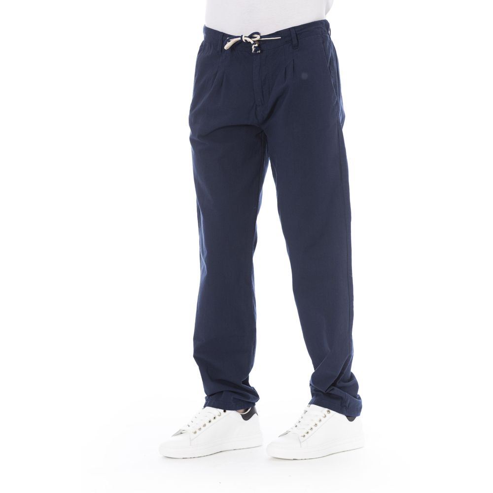 Baldinini Trend Blå Bomuld Herre Chino Bukser