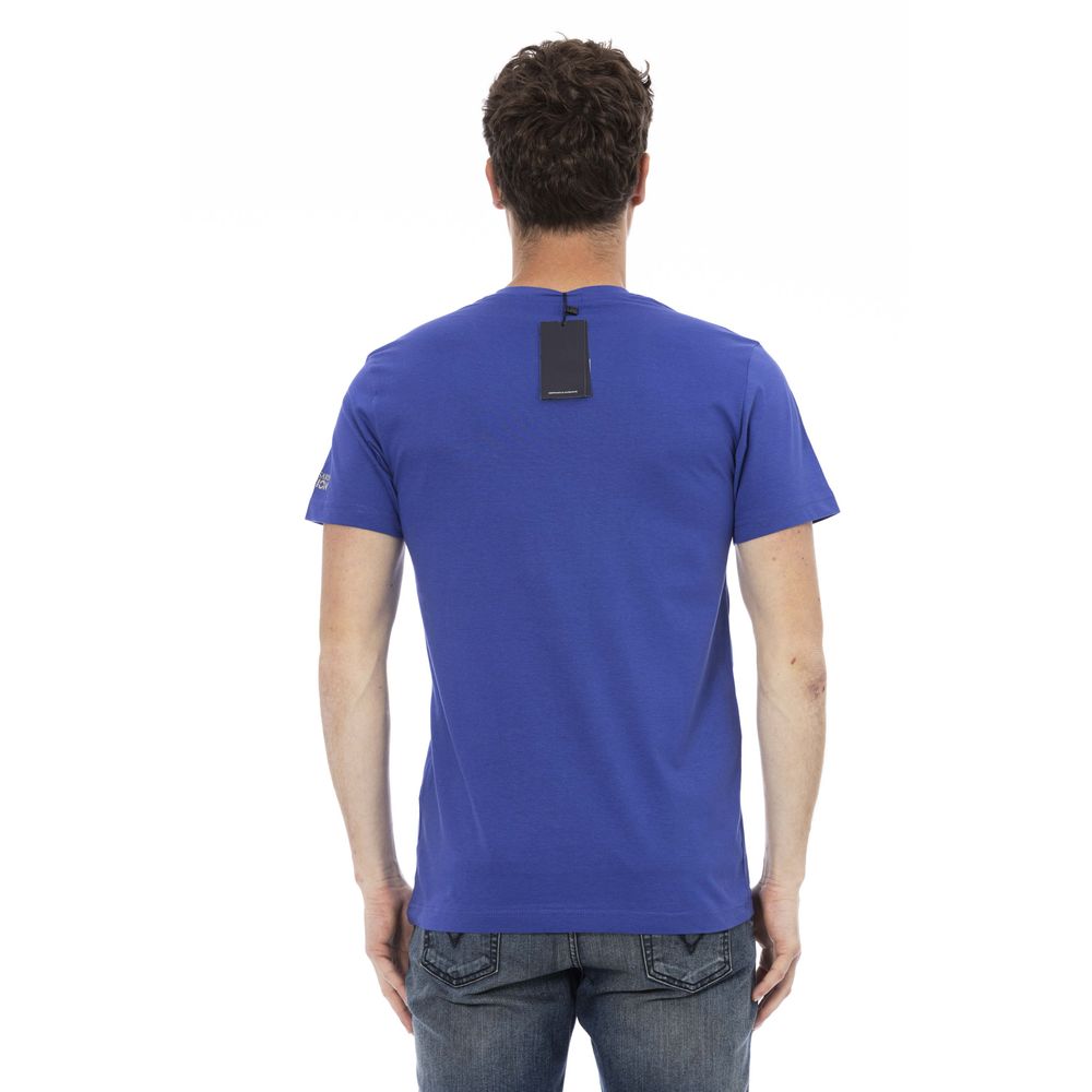 Trussardi Action Blå Bomuld Herre T-shirt