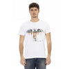 Trussardi Action Hvid Bomuld Herre T-shirt