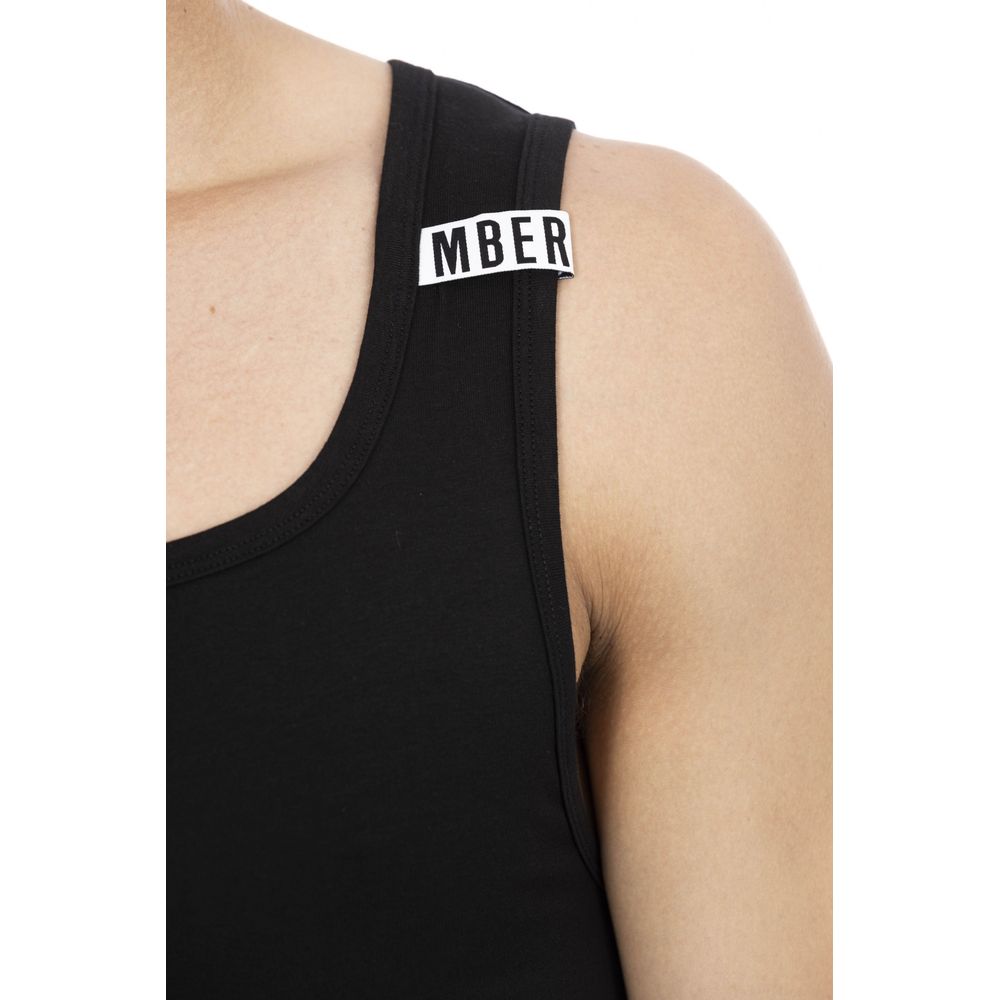 Bikkembergs sort bomulds tanktop til mænd