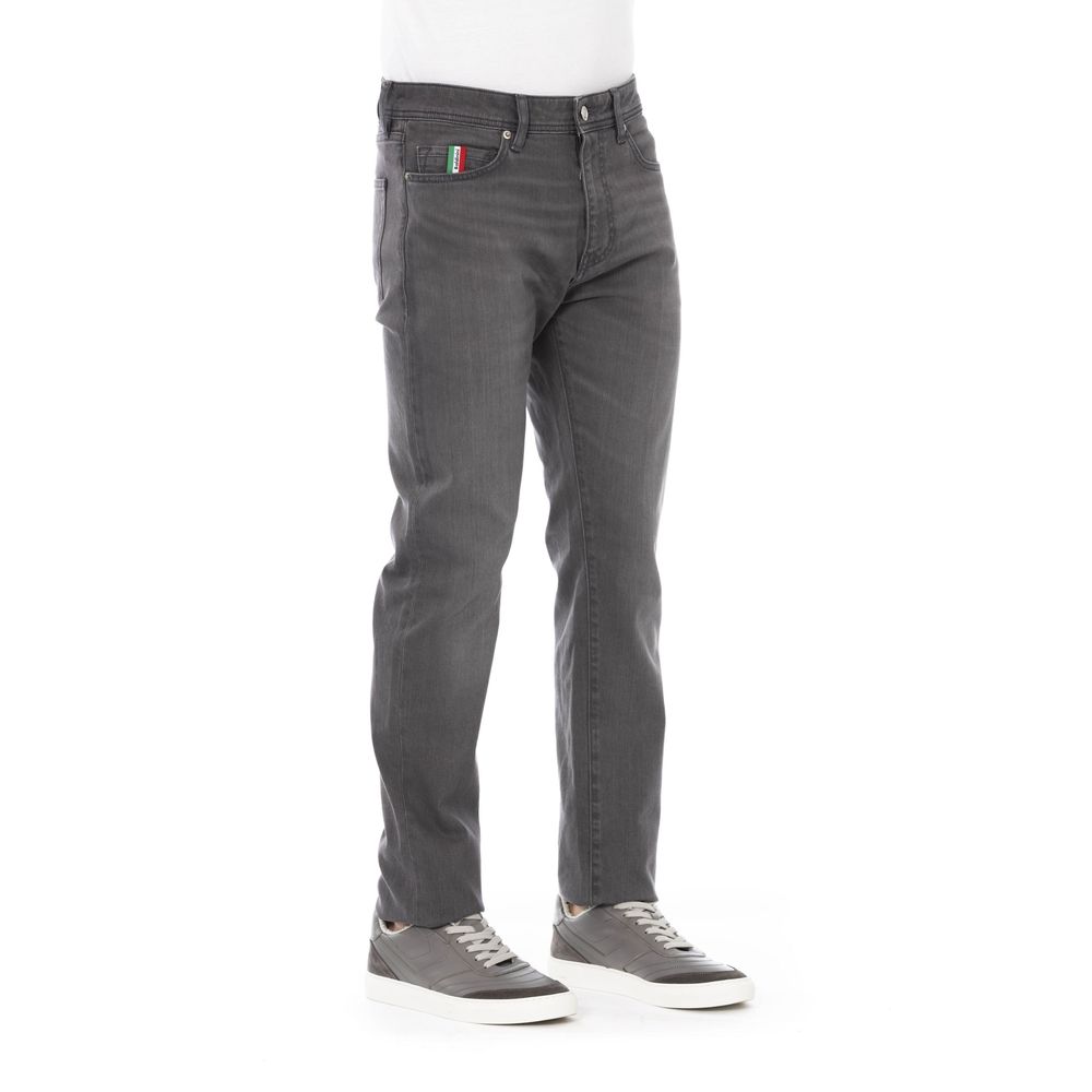 Baldinini Trend Grå Bomuld Herrejeans