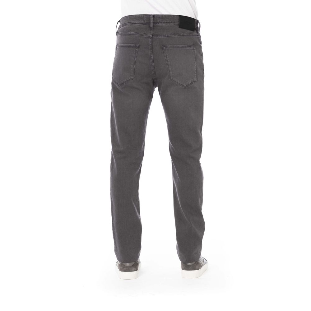 Baldinini Trend Grå Bomuld Herrejeans