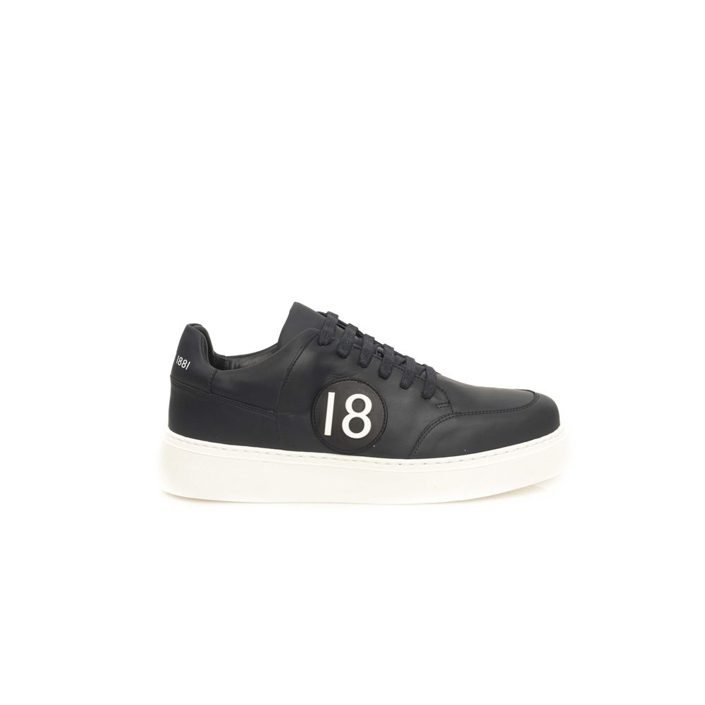 Cerruti 1881 Blå Kohud Herresneaker
