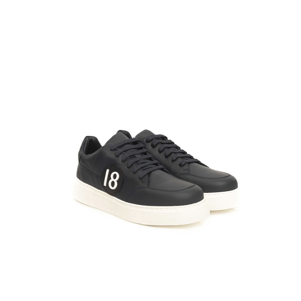 Cerruti 1881 Blå Kohud Herresneaker