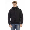 Baldinini Trend Black Polyester Men Jacket