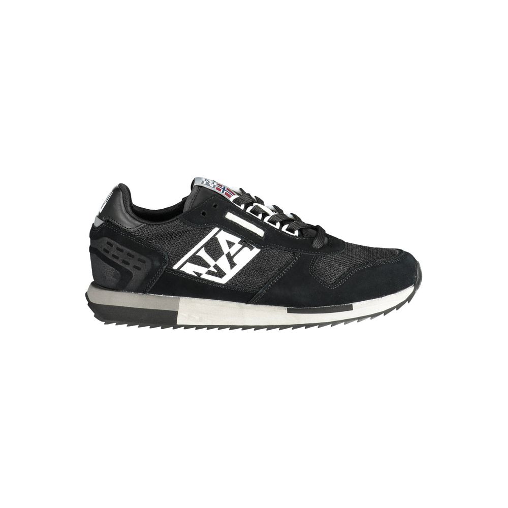 Napapijri sort læder herre sneaker