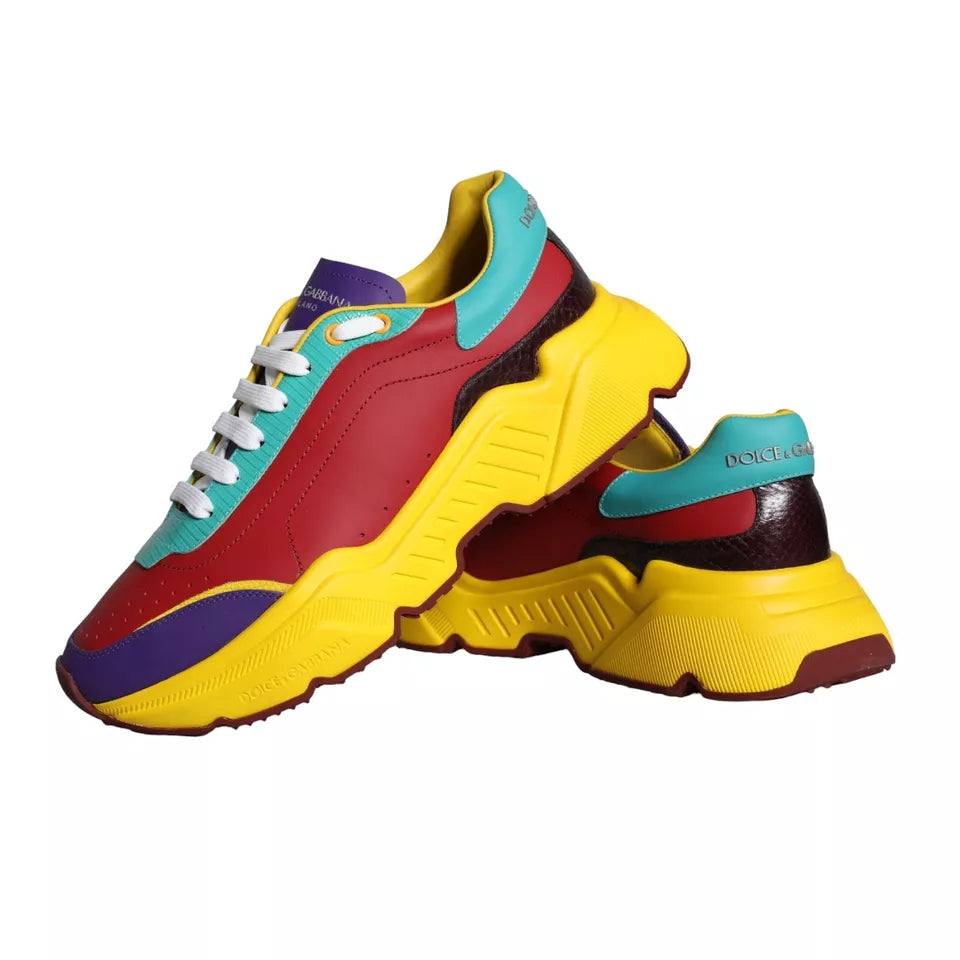 Dolce & Gabbana Flerfarvede Daymaster Lave Sneakers Sko