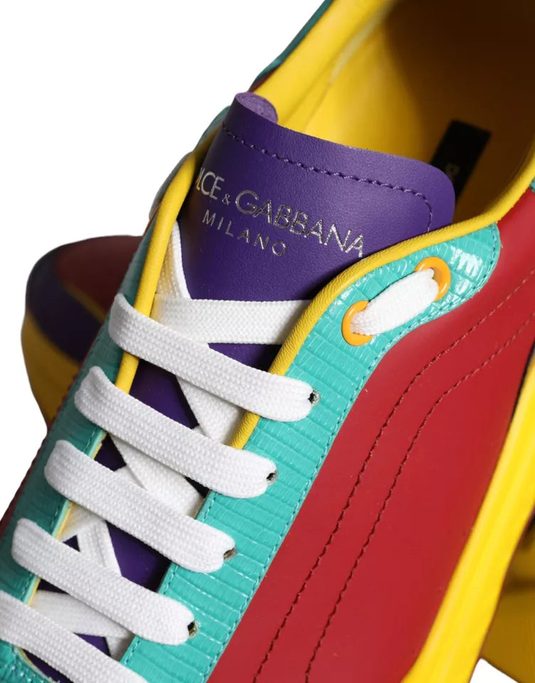 Dolce & Gabbana Flerfarvede Daymaster Lave Sneakers Sko