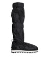 Dolce & Gabbana Sorte Quiltede High Top Støvler Sneakers Sko