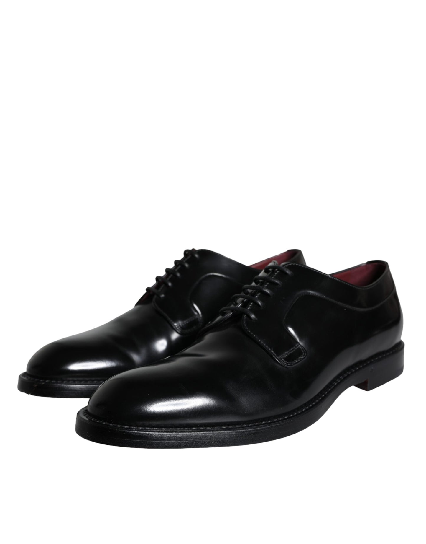 Dolce & Gabbana Sorte Derby Sko i Kalveskind og Læder til Herrer