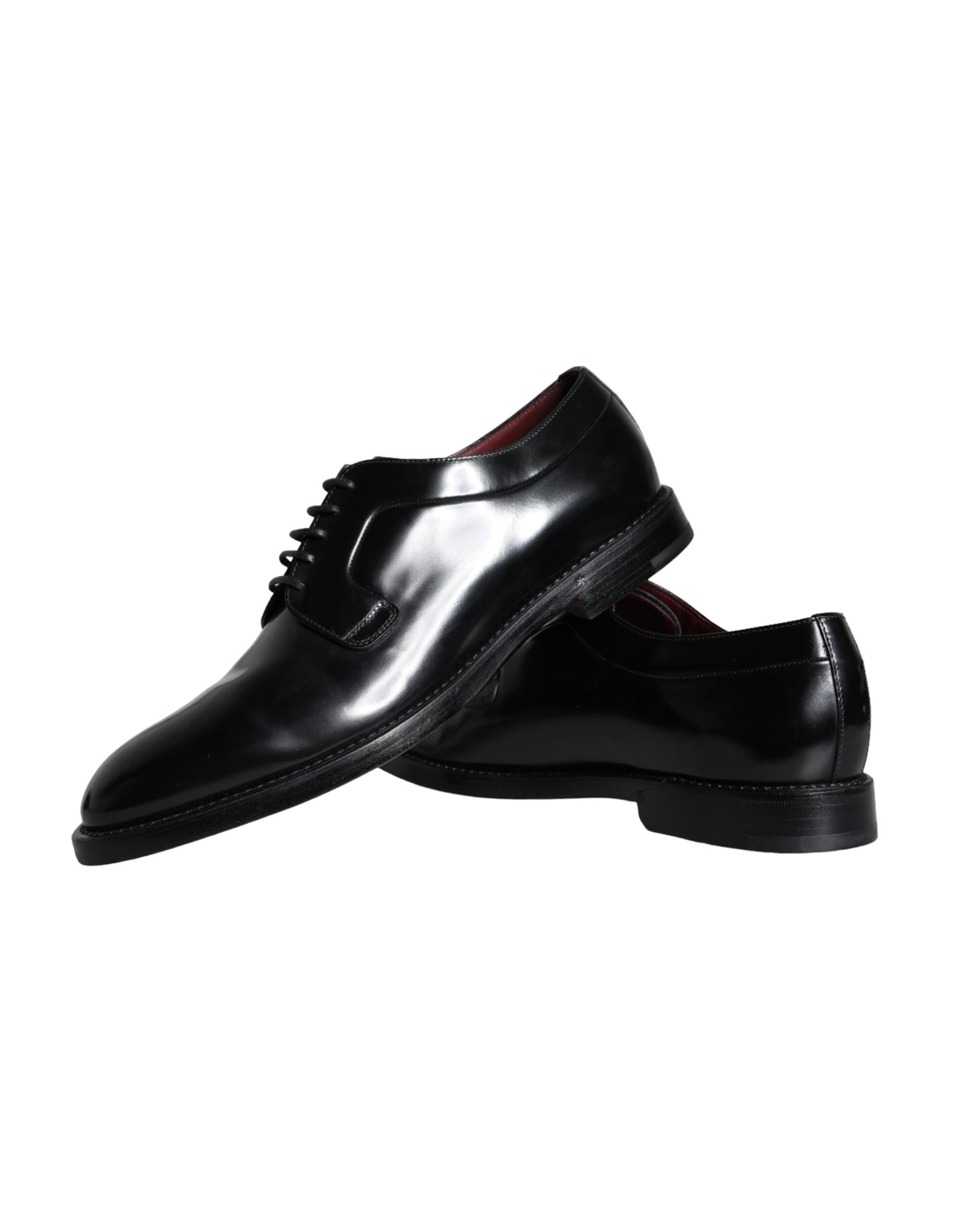 Dolce & Gabbana Sorte Derby Sko i Kalveskind og Læder til Herrer