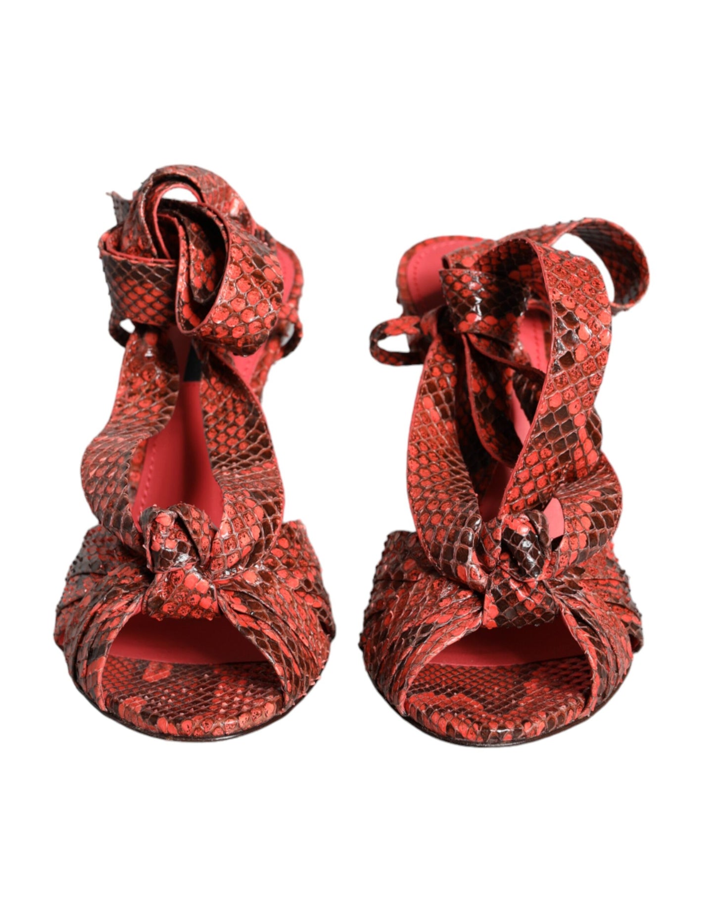 Dolce & Gabbana Koral Eksotiske Læder Sandaler Sko