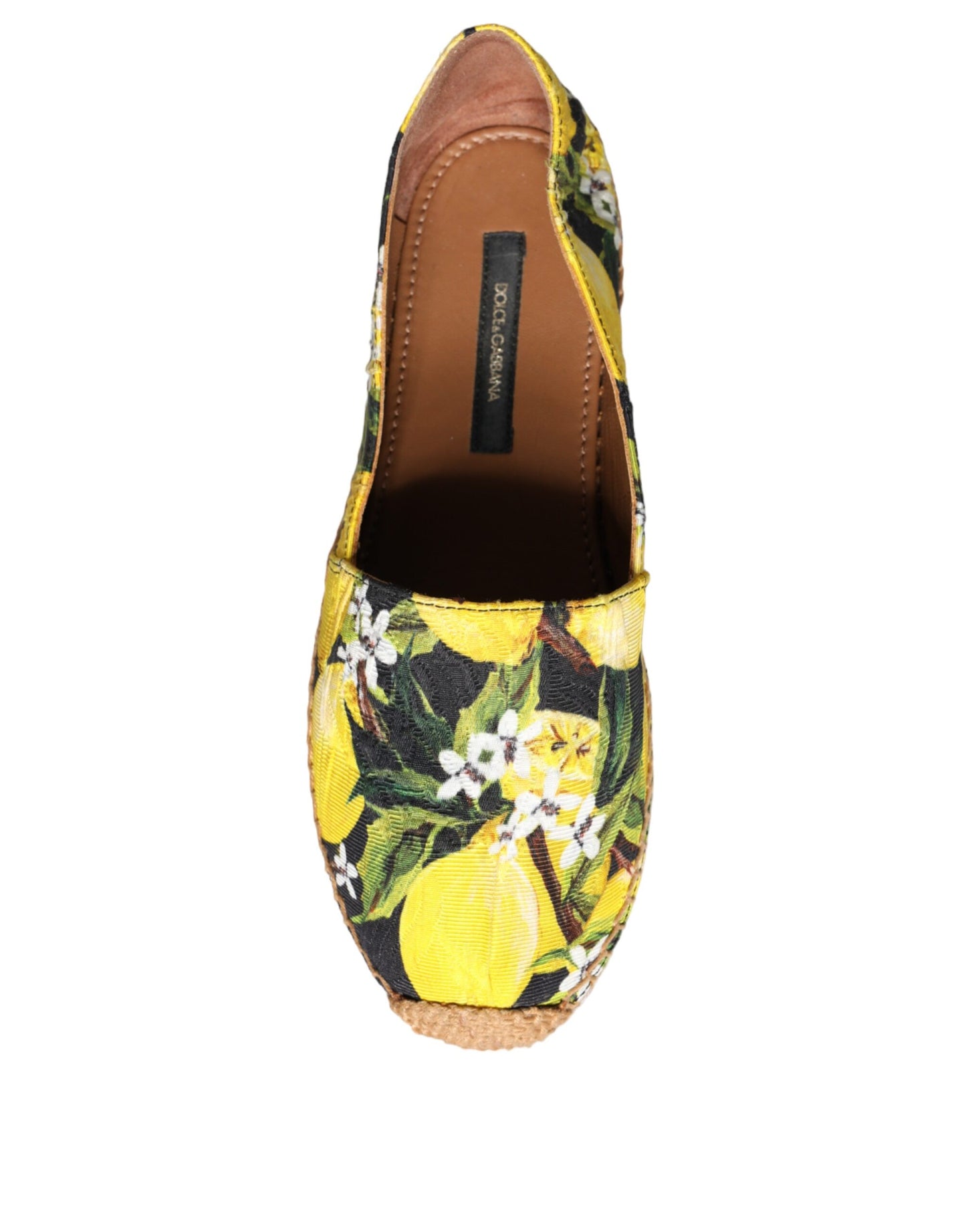Dolce & Gabbana Flerfarvede Citron Slip On Espadriller Sko