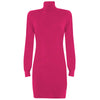 Yes Zee Fuchsia Viskose Kjole