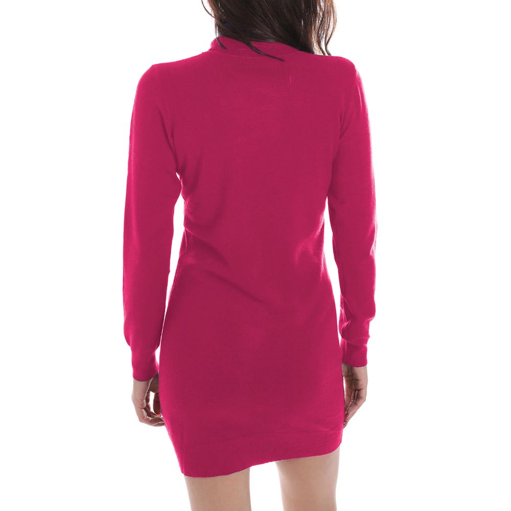 Yes Zee Fuchsia Viskose Kjole