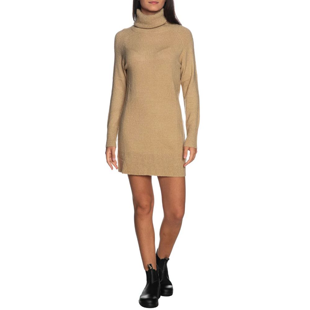 Yes Zee Beige Viskose Kjole