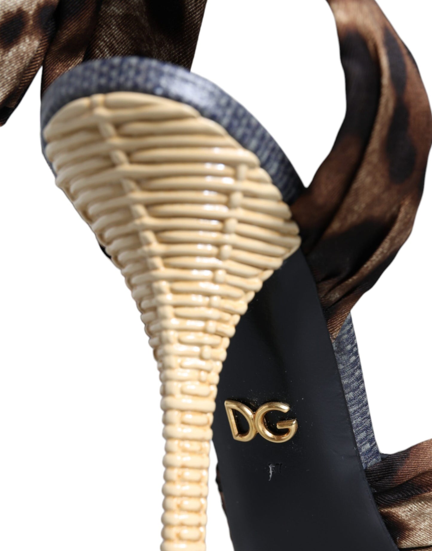 Dolce & Gabbana Brune Leopard Keira Hæle Sandaler Sko