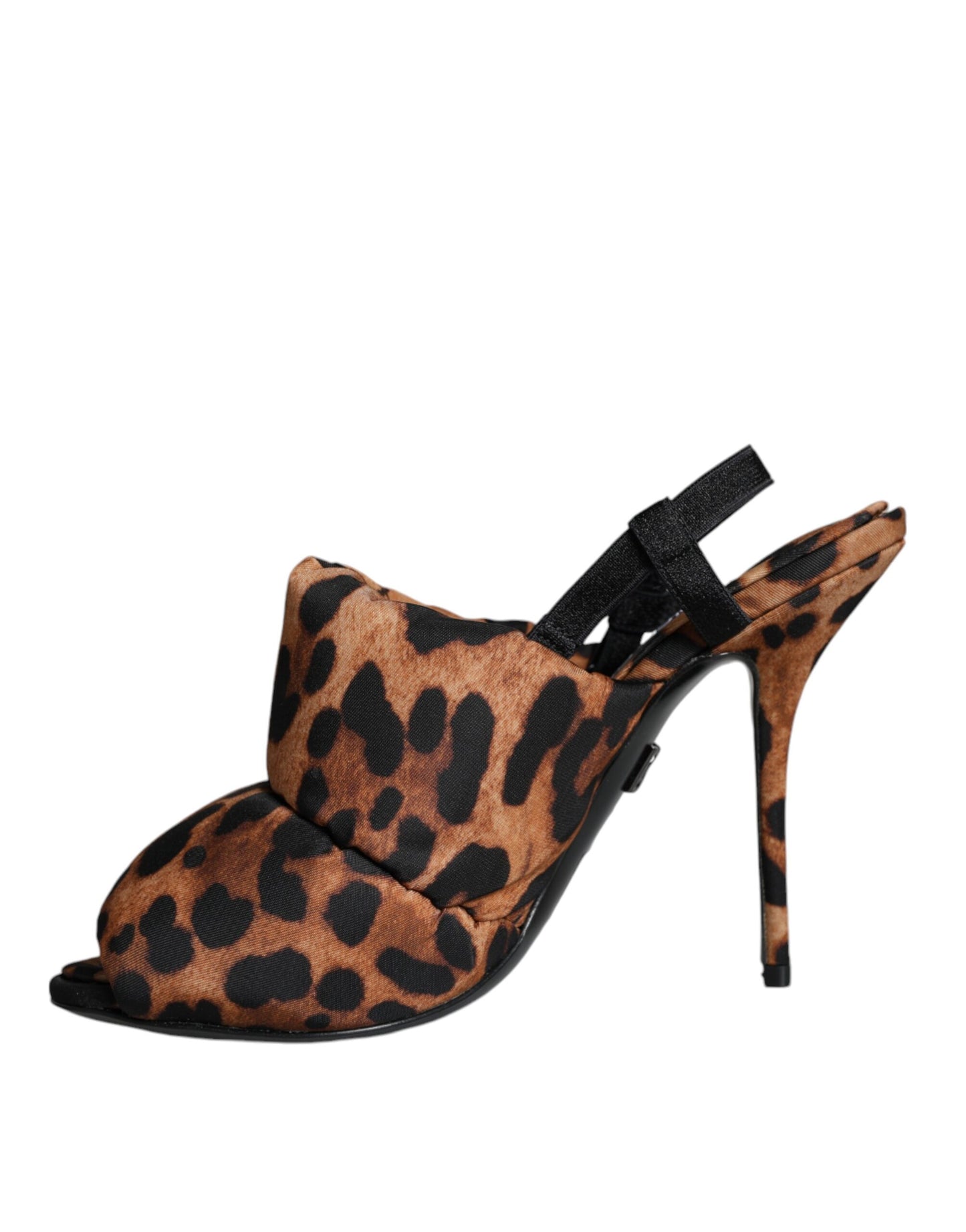 Dolce & Gabbana Brune Leopard Keira Slingback Sandaler Sko