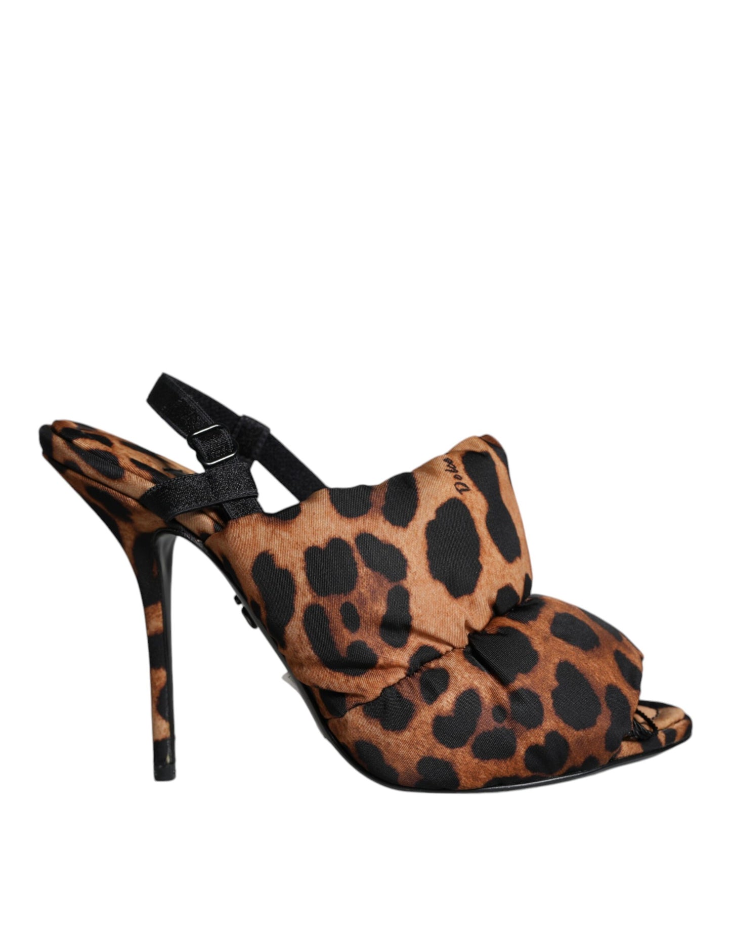 Dolce & Gabbana Brune Leopard Keira Slingback Sandaler Sko