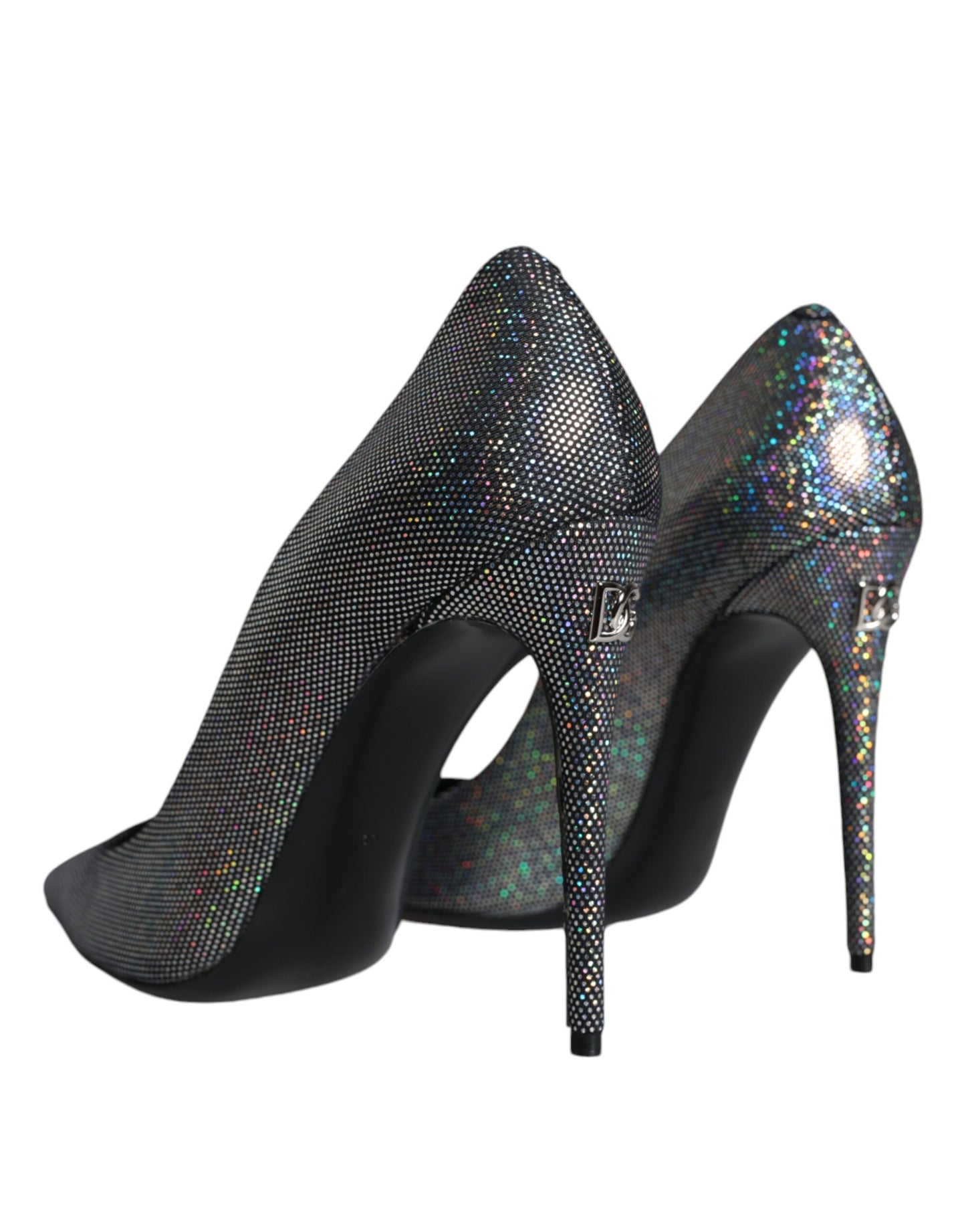 Dolce & Gabbana Flerfarvede Strass Læder Hæle Pumps Sko