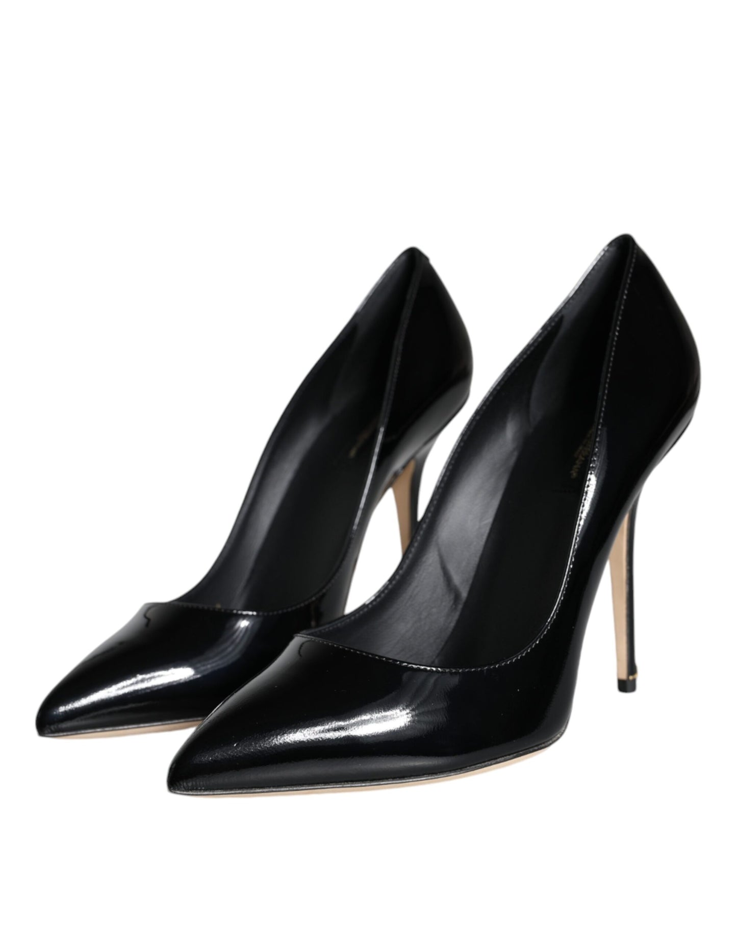 Dolce & Gabbana Sorte Bellucci Pumps i Laklæder med Høje Hæle