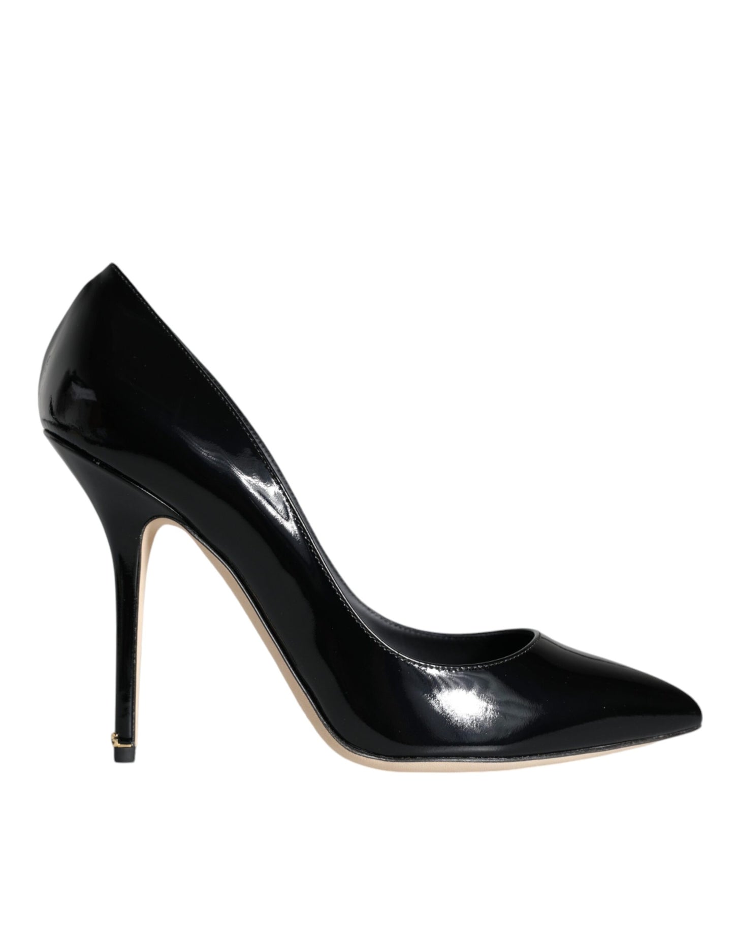 Dolce & Gabbana Sorte Bellucci Pumps i Laklæder med Høje Hæle