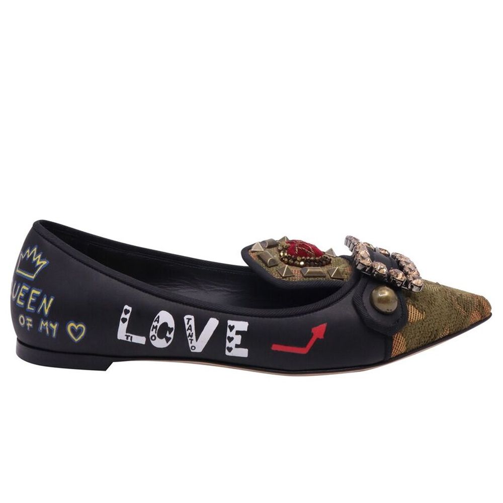 Dolce & Gabbana sorte kalveskinds pumps til kvinder