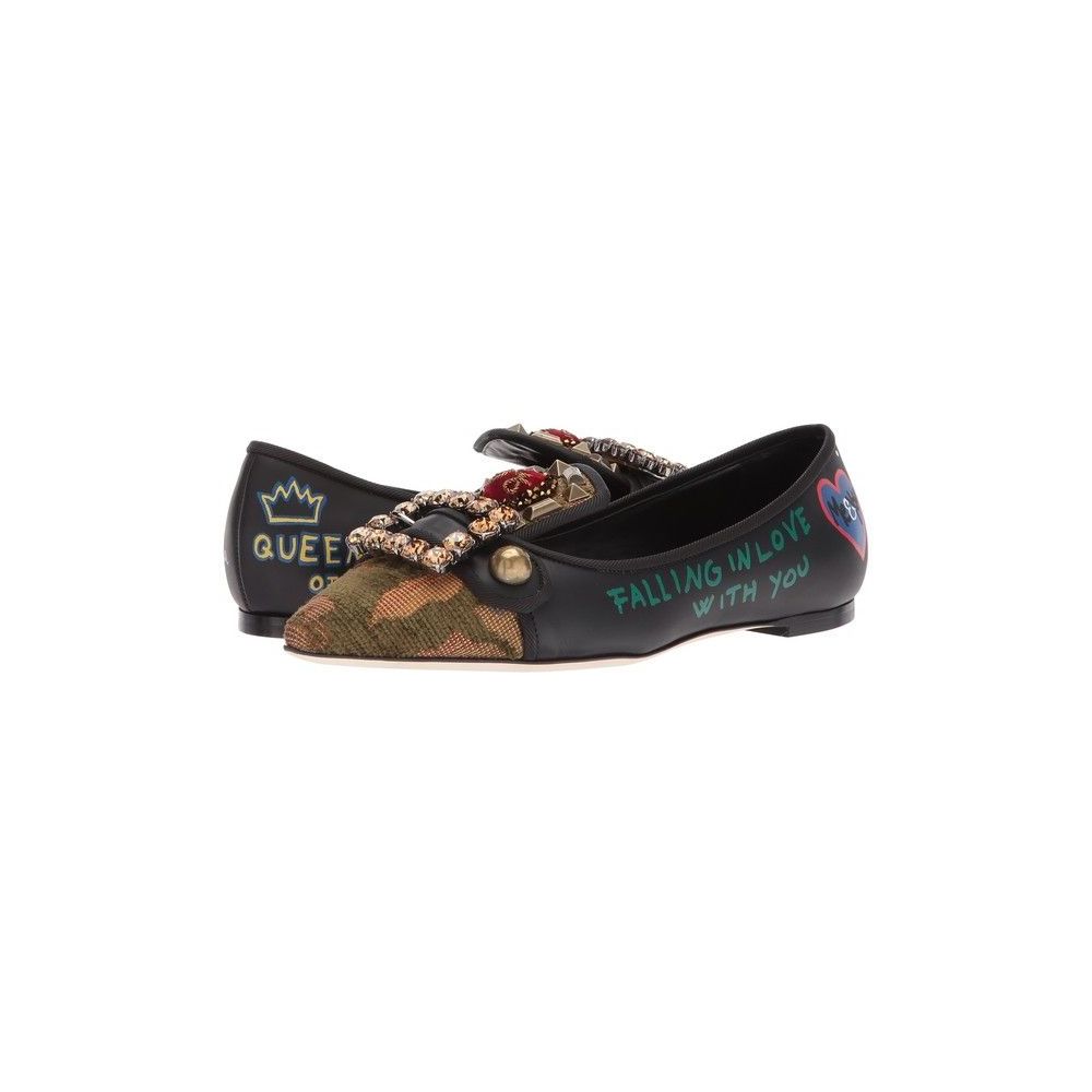 Dolce & Gabbana sorte kalveskinds pumps til kvinder
