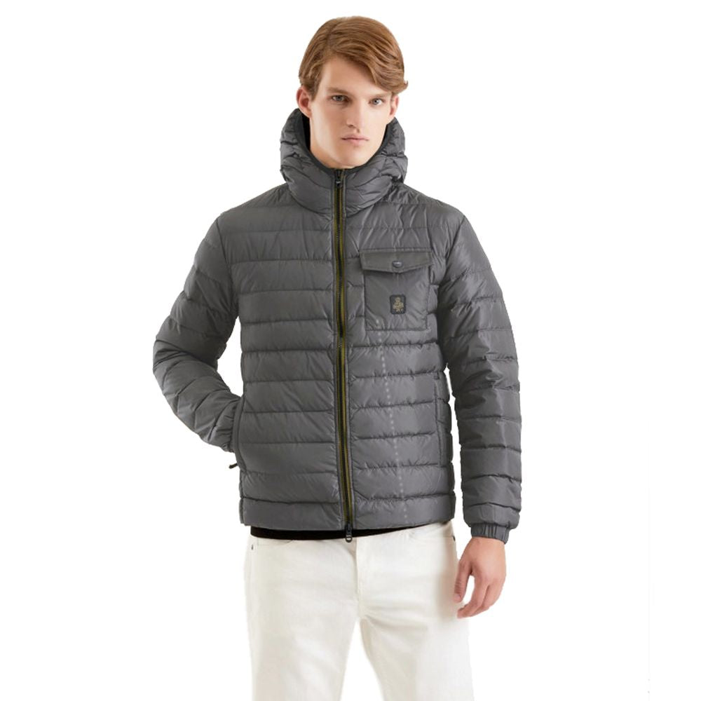 Refrigiwear grå nylonjakke til mænd
