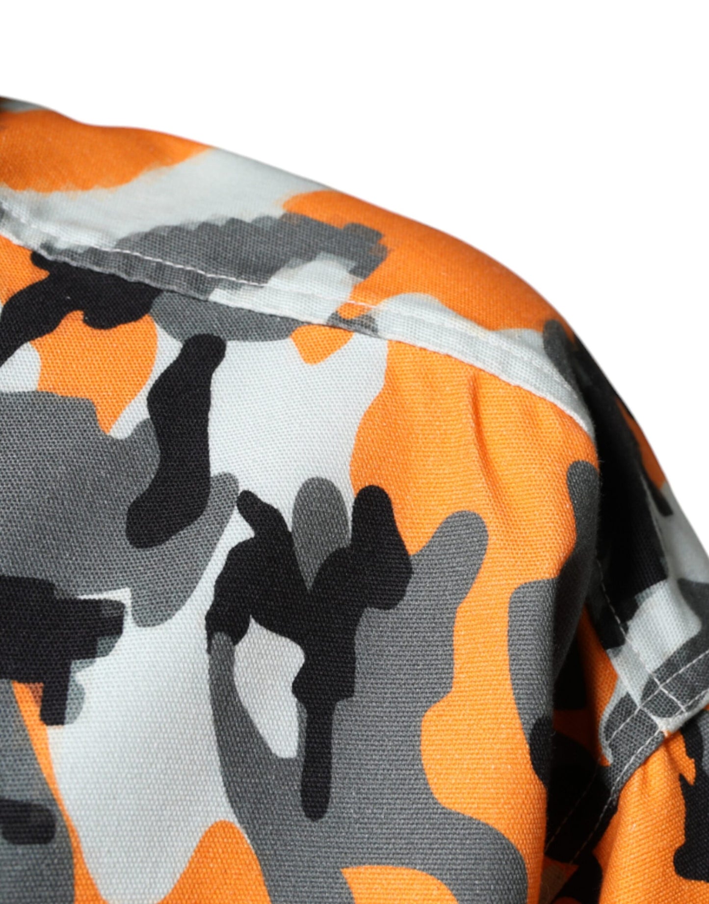 Dolce & Gabbana Flerfarvet Camouflage Bomuldsdenimjakke med Krave