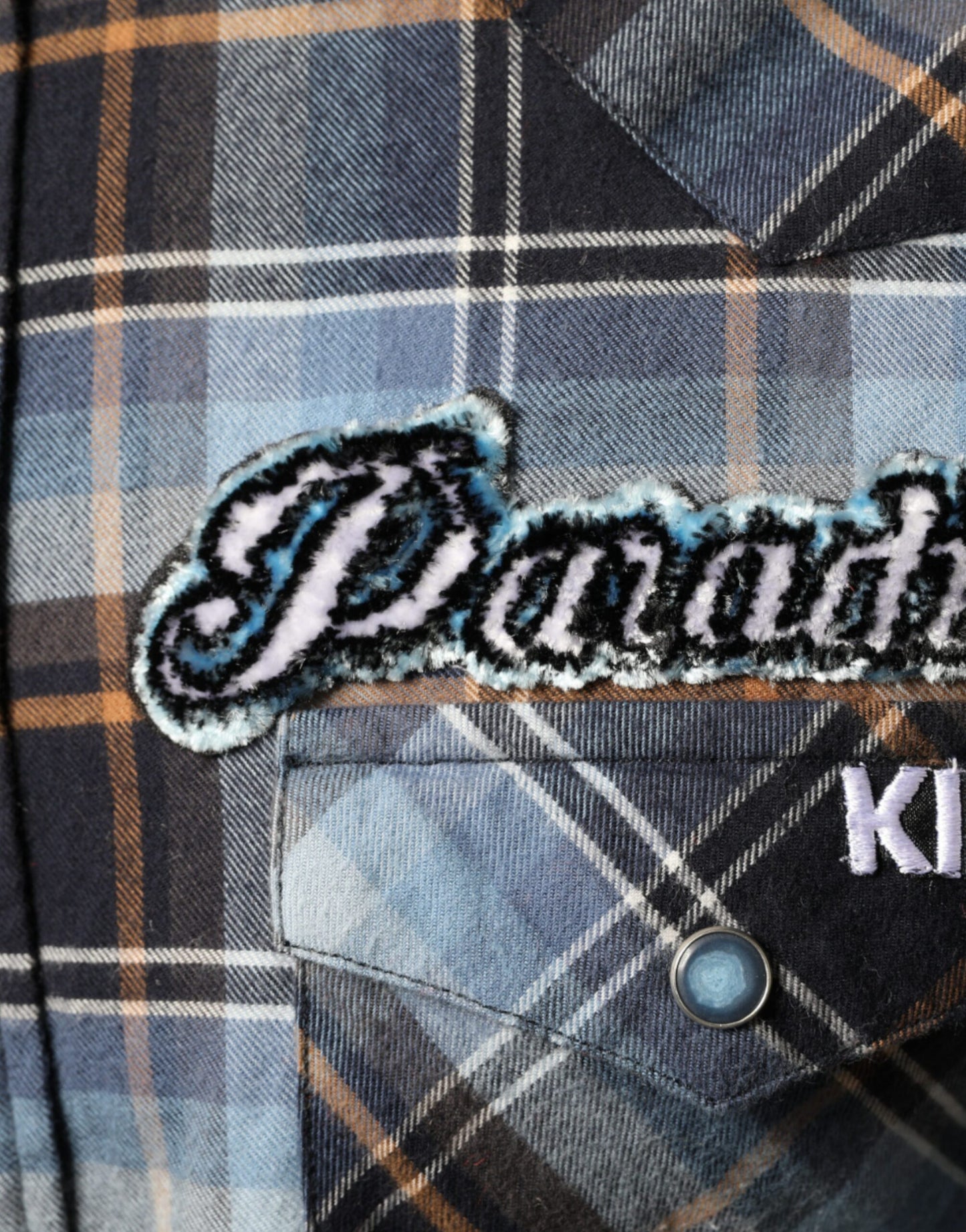 Dolce & Gabbana Flerfarvet Ternet Paradiso Patch Slim Fit Skjorte