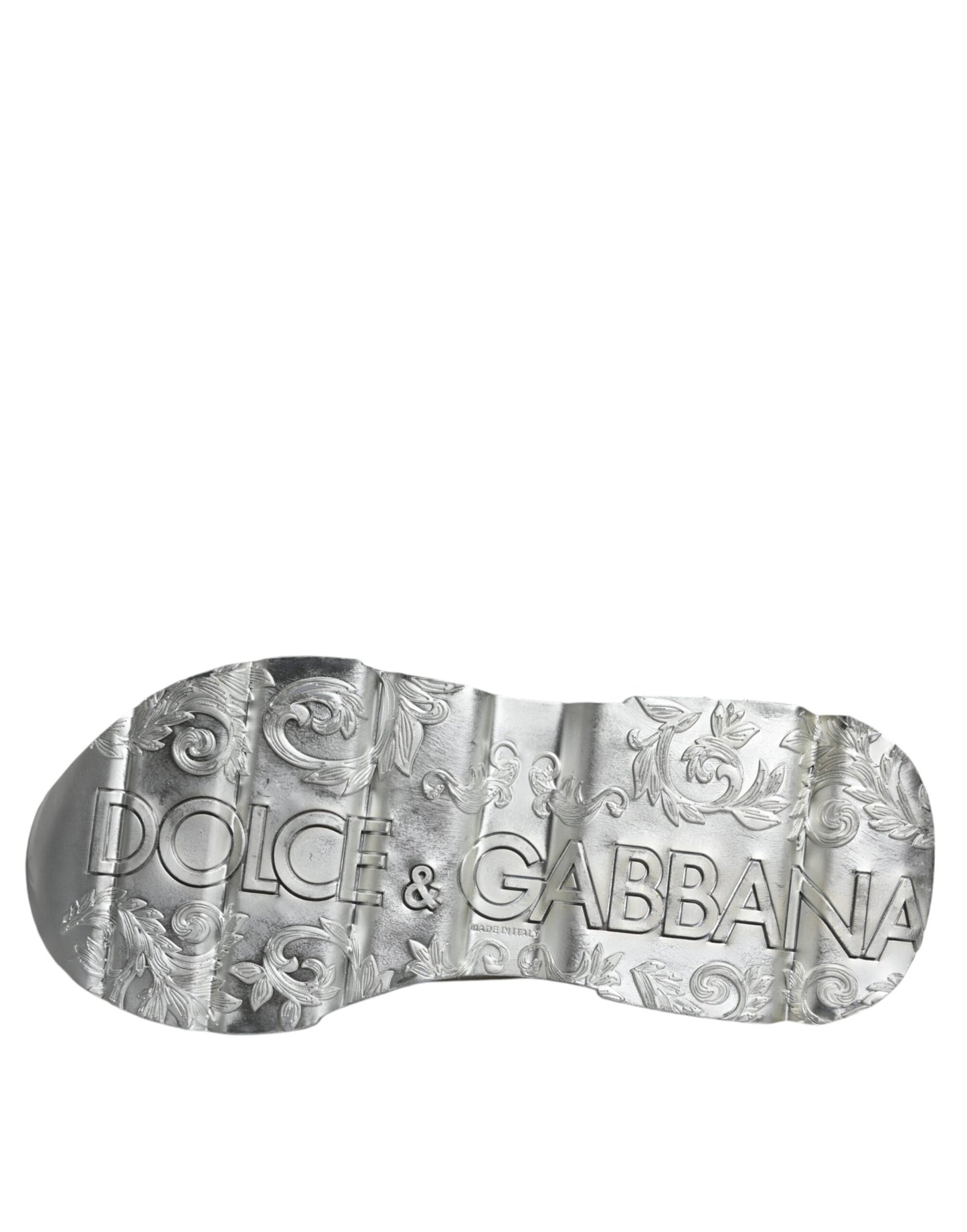 Dolce & Gabbana Hvide Sølv Daymaster Lave Sneakers Sko