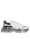 Dolce & Gabbana Hvide Sølv Daymaster Lave Sneakers Sko