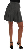 Dolce & Gabbana Chic højtaljede uldminishorts