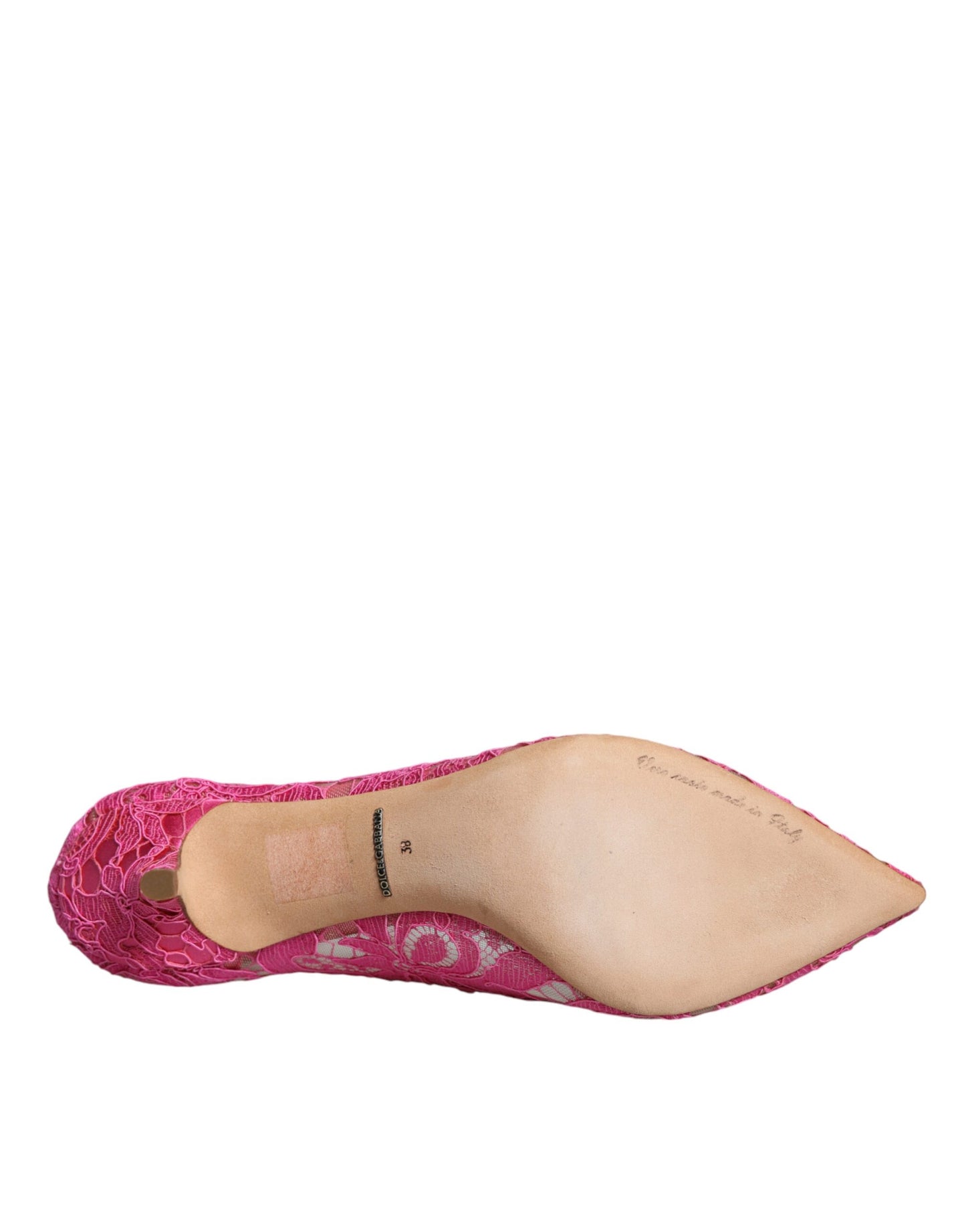 Dolce & Gabbana Pink Taormina Blonde Krystalhæle Pumps Sko