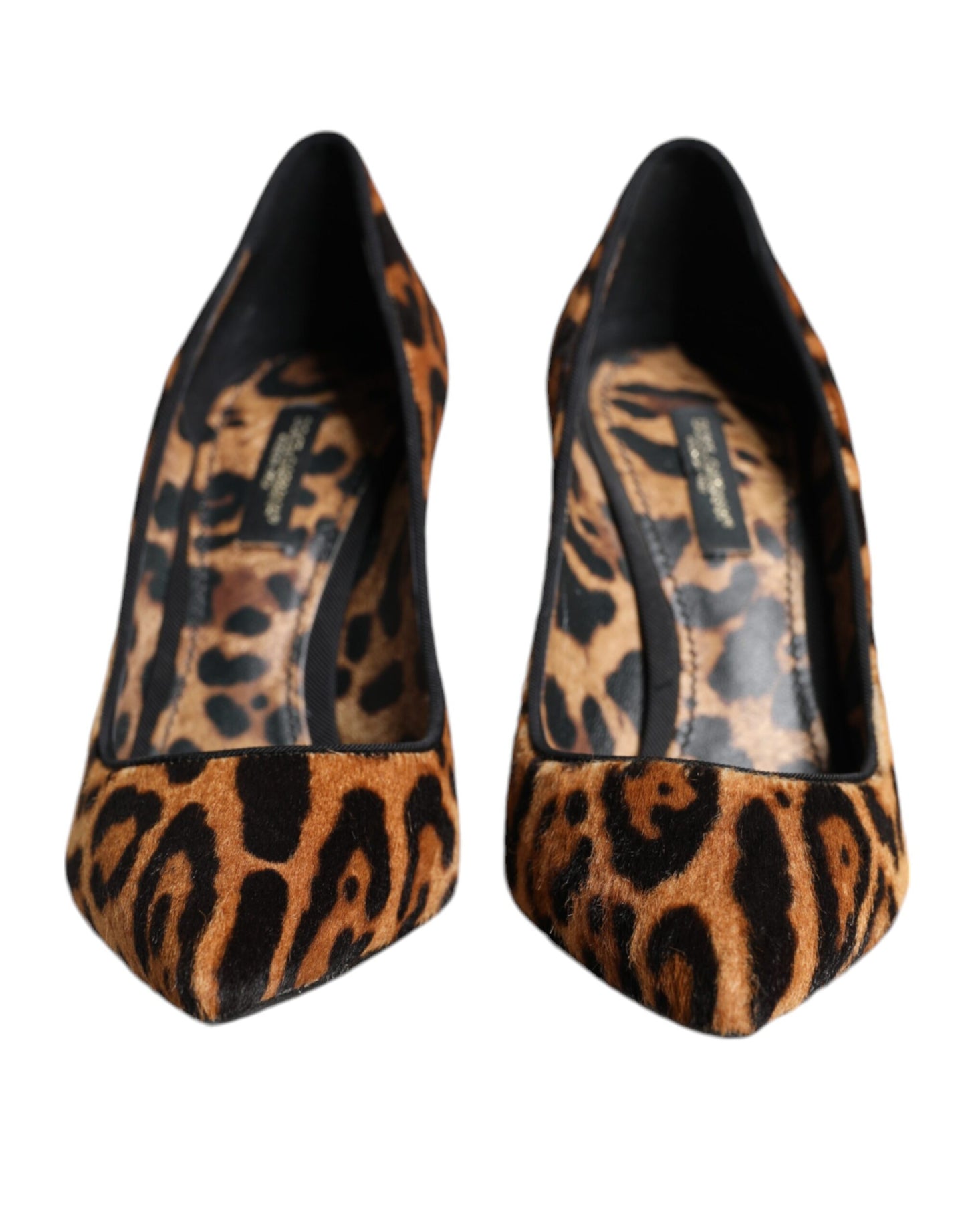 Dolce & Gabbana Brune Leopard Kalvehårs Pumps Sko