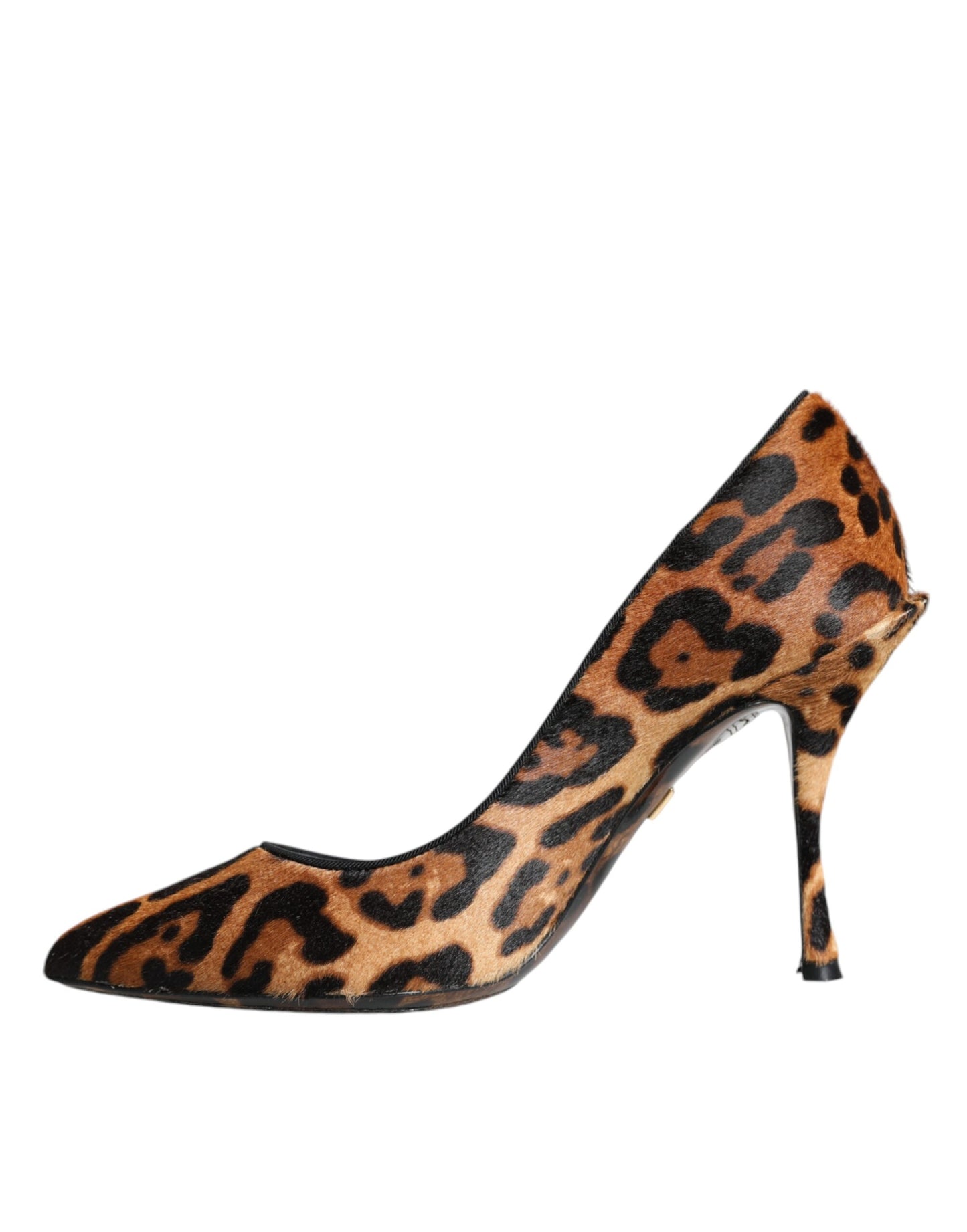 Dolce & Gabbana Brune Leopard Kalvehårs Pumps Sko