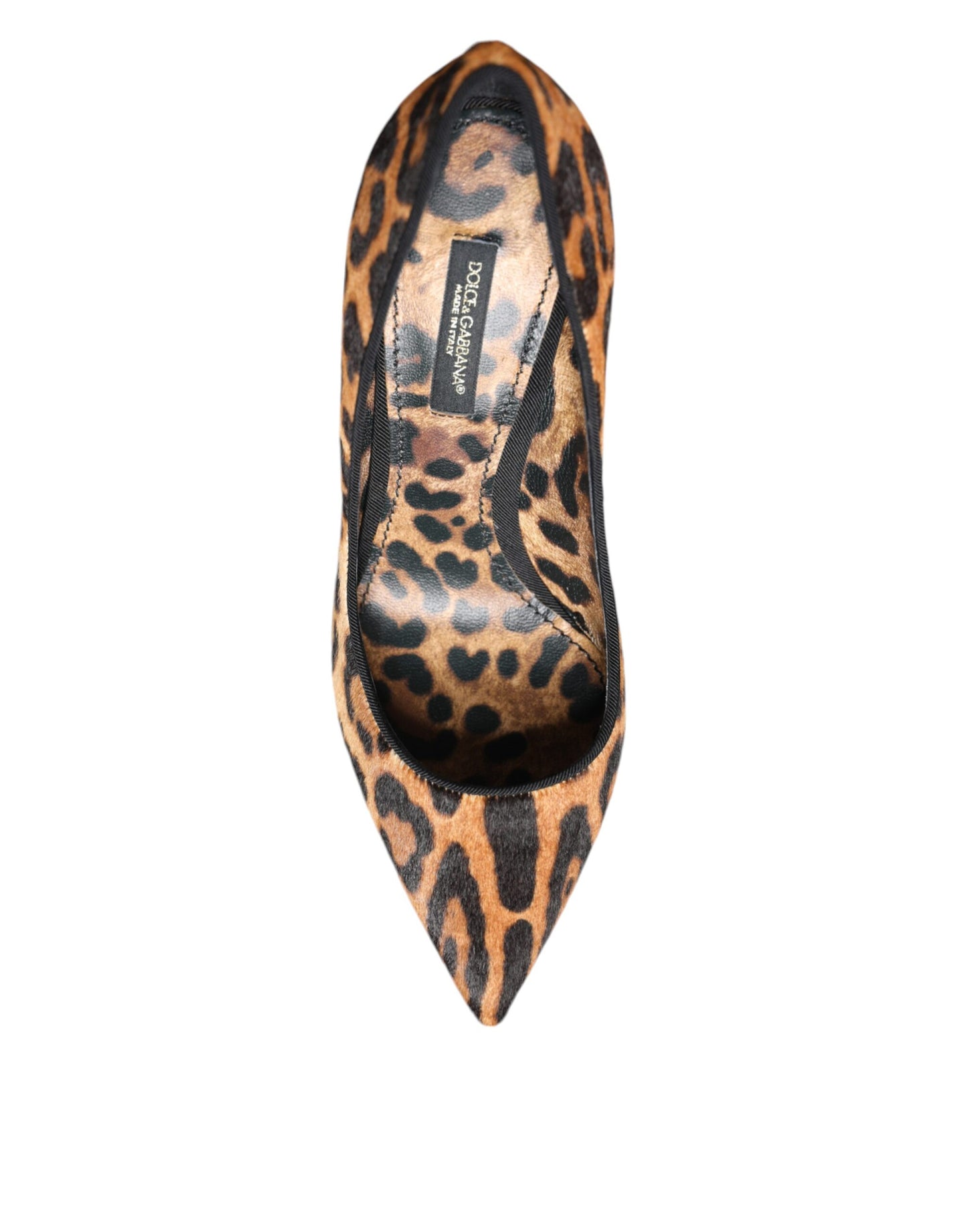 Dolce & Gabbana Brune Leopard Kalvehårs Pumps Sko