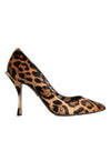 Dolce & Gabbana Brune Leopard Kalvehårs Pumps Sko