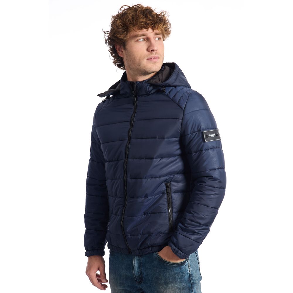 Baldinini Trend Blå Polyester Herrejakke